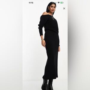 Off the shoulder dress